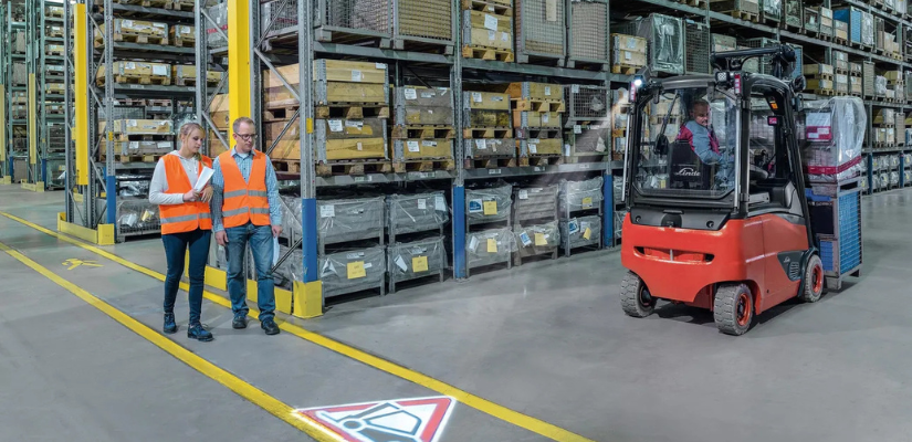 Moderne veiligheidssystemen Linde heftruck