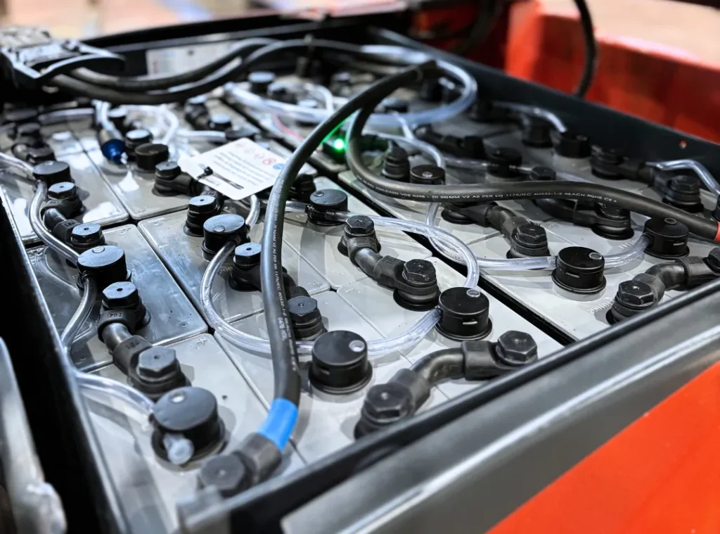 Heftruck batterijservice