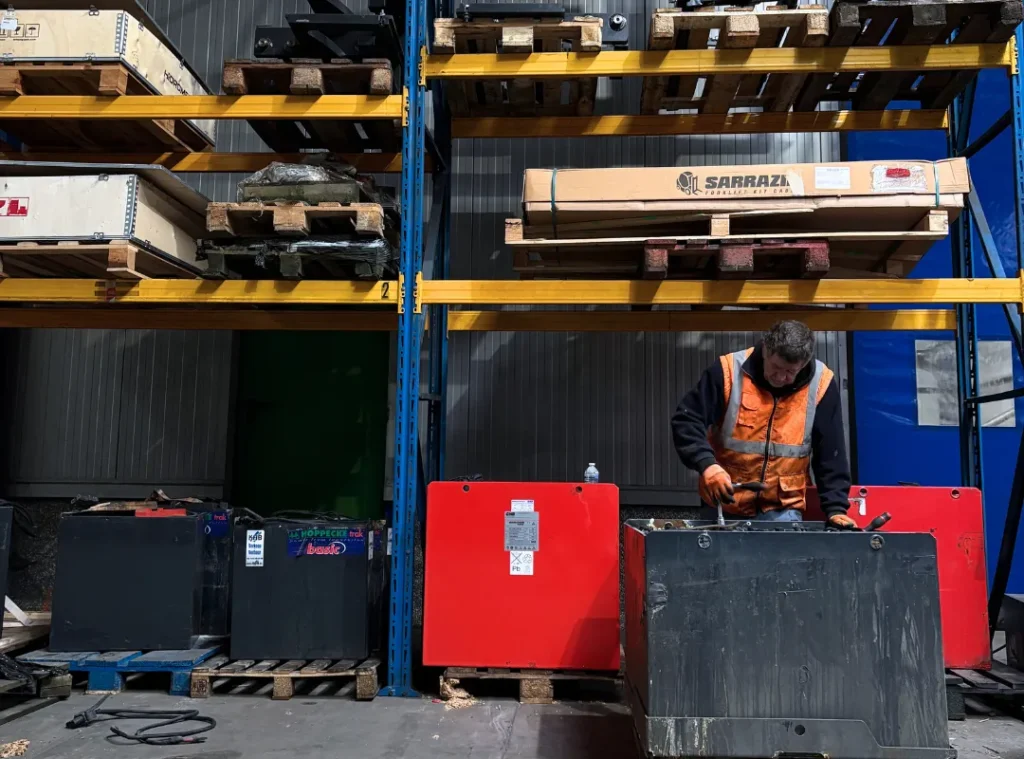 Onderhoud Heftruck batterij