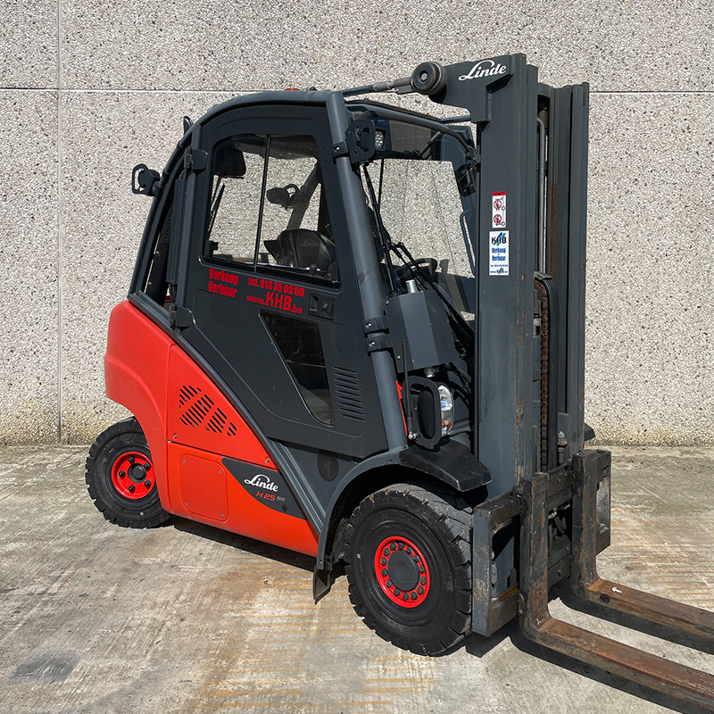 LPG heftruck van Linde